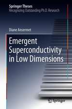 Emergent Superconductivity in Low Dimensions