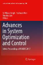 Advances in System Optimization and Control: Select Proceedings of ICAEDC 2017