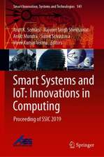 Smart Systems and IoT: Innovations in Computing: Proceeding of SSIC 2019