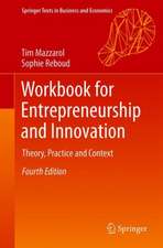 Workbook for Entrepreneurship and Innovation