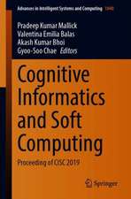 Cognitive Informatics and Soft Computing: Proceeding of CISC 2019