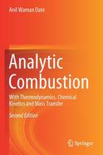 Analytic Combustion: With Thermodynamics, Chemical Kinetics and Mass Transfer