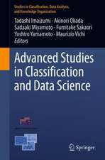 Advanced Studies in Classification and Data Science