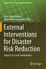 External Interventions for Disaster Risk Reduction