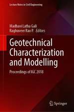 Geotechnical Characterization and Modelling: Proceedings of IGC 2018