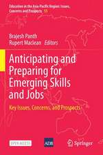 Anticipating and Preparing for Emerging Skills and Jobs