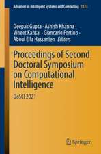 Proceedings of Second Doctoral Symposium on Computational Intelligence: DoSCI 2021