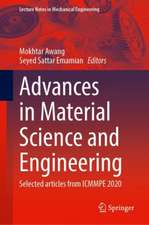 Advances in Material Science and Engineering