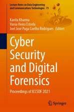 Cyber Security and Digital Forensics: Proceedings of ICCSDF 2021