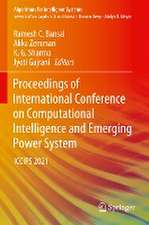 Proceedings of International Conference on Computational Intelligence and Emerging Power System: ICCIPS 2021