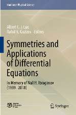 Symmetries and Applications of Differential Equations