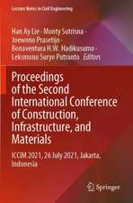 Proceedings of the Second International Conference of Construction, Infrastructure, and Materials: ICCIM 2021, 26 July 2021, Jakarta, Indonesia