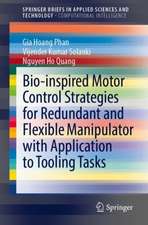 Bio-inspired Motor Control Strategies for Redundant and Flexible Manipulator with Application to Tooling Tasks