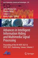 Advances in Intelligent Information Hiding and Multimedia Signal Processing: Proceeding of the IIH-MSP 2021 & FITAT 2021, Kaohsiung, Taiwan, Volume 2