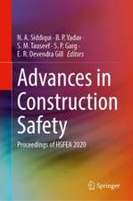 Advances in Construction Safety: Proceedings of HSFEA 2020