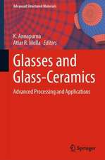 Glasses and Glass-Ceramics: Advanced Processing and Applications