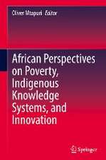 African Perspectives on Poverty, Indigenous Knowledge Systems, and Innovation