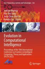 Evolution in Computational Intelligence: Proceedings of the 10th International Conference on Frontiers in Intelligent Computing: Theory and Applications (FICTA 2022)