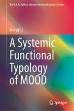 A Systemic Functional Typology of MOOD