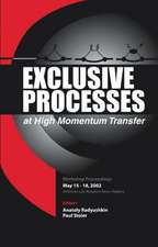 Exclusive Processes at High Momentum Transfer