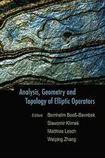 Analysis, Geometry and Topology of Elliptic Operators