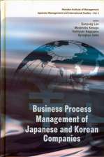 Business Process Management of Japanese and Korean Companies