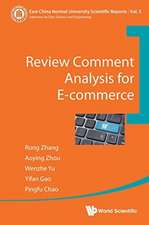 REVIEW COMMENT ANALYSIS FOR E-COMMERCE