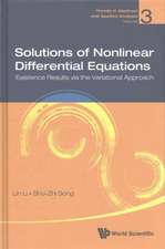 Solutions of Nonlinear Differential Equations: Existence Results Via the Variational Approach