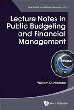 LECTURE NOTES IN PUBLIC BUDGETING AND FINANCIAL MANAGEMENT