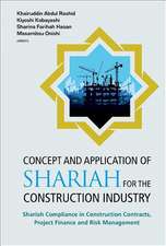 CONCEPT AND APPLICATION OF SHARIAH FOR THE CONSTRUCTION