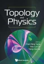 TOPOLOGY AND PHYSICS