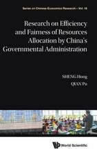 Resear Efficien & Fairness Resour Alloca by Chn Govern Admin