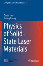 Physics of Solid-State Laser Materials