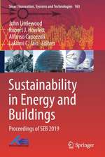 Sustainability in Energy and Buildings: Proceedings of SEB 2019