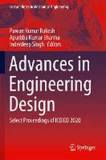 Advances in Engineering Design: Select Proceedings of ICOIED 2020