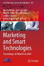 Marketing and Smart Technologies: Proceedings of ICMarkTech 2020