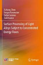 Surface Processing of Light Alloys Subject to Concentrated Energy Flows