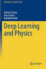 Deep Learning and Physics