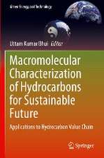 Macromolecular Characterization of Hydrocarbons for Sustainable Future: Applications to Hydrocarbon Value Chain