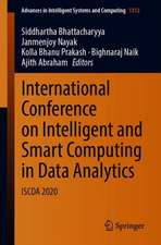 International Conference on Intelligent and Smart Computing in Data Analytics: ISCDA 2020