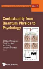 Contextuality from Quantum Physics to Psychology