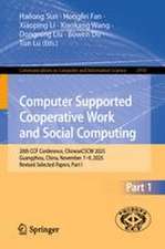 Computer Supported Cooperative Work and Social Computing