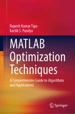 MATLAB Optimization Techniques