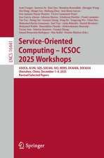 Service-Oriented Computing - ICSOC 2025 Workshops