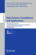 Data Science: Foundations and Applications