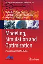 Modeling, Simulation and Optimization