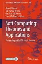 Soft Computing: Theories and Applications: Proceedings of SoCTA 2023, Volume 1