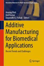 Additive Manufacturing for Biomedical Applications