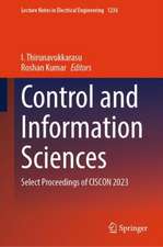 Control and Information Sciences: Select Proceedings of CISCON 2023