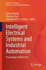 Intelligent Electrical Systems and Industrial Automation: Proceedings of IESIA 2024